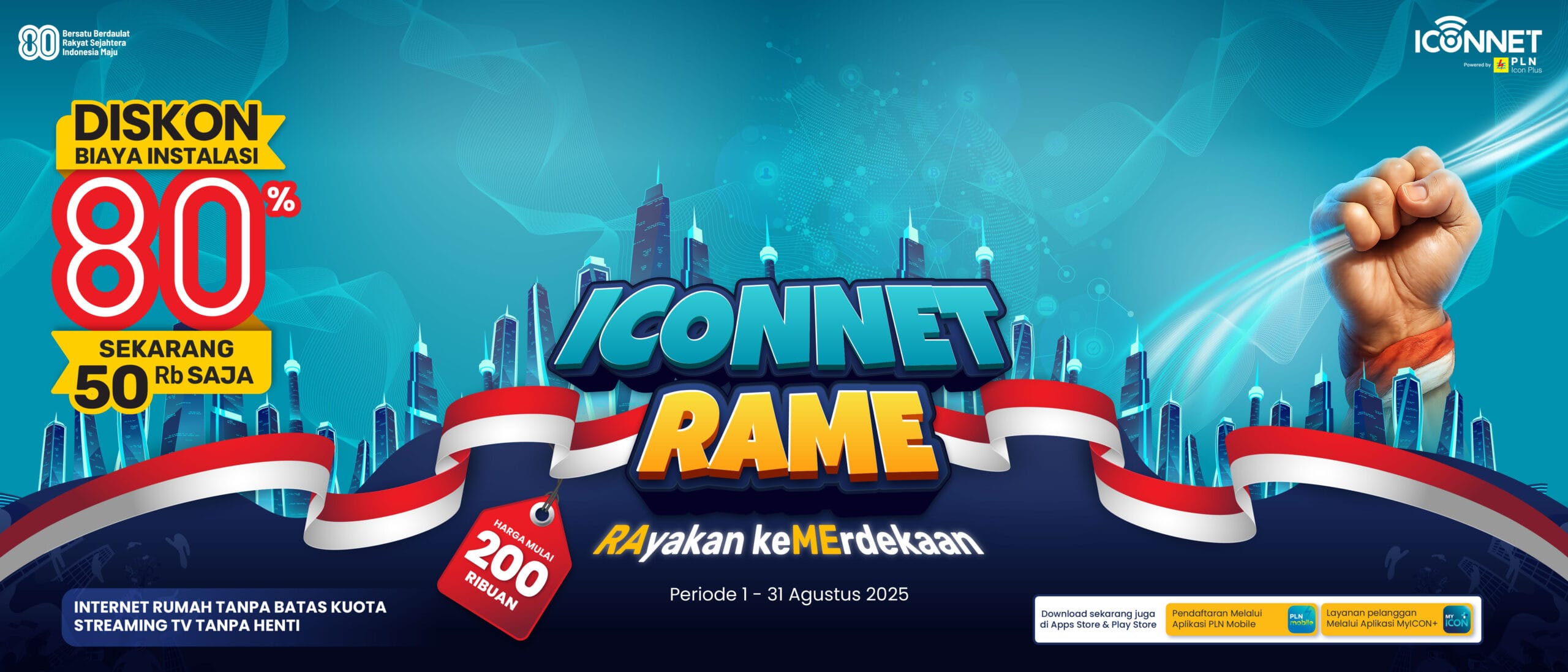 Promo Kemerdekaan iconnet