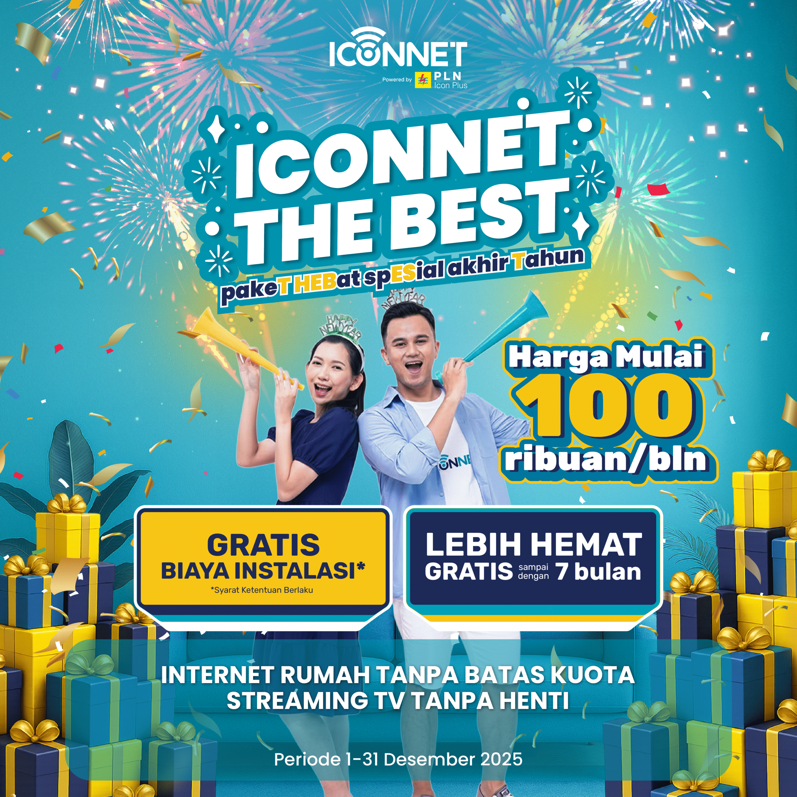 promo iconnet gratis pasang desember 2025