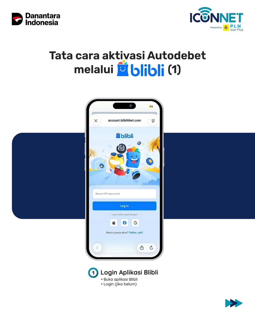 Cara Bayar Iconnet di BliBli