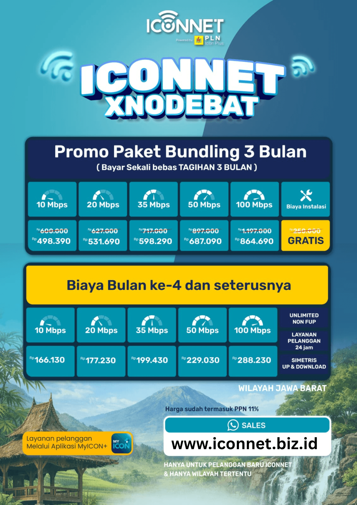 Promo ICONNET Februari 2026 Area Pulau Jawa & Bali
