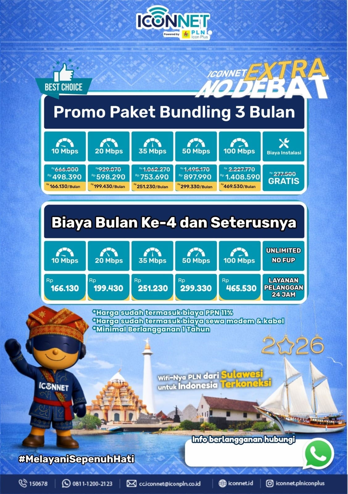 Promo ICONNET Februari 2026 Sulawesi & Indonesia Timur